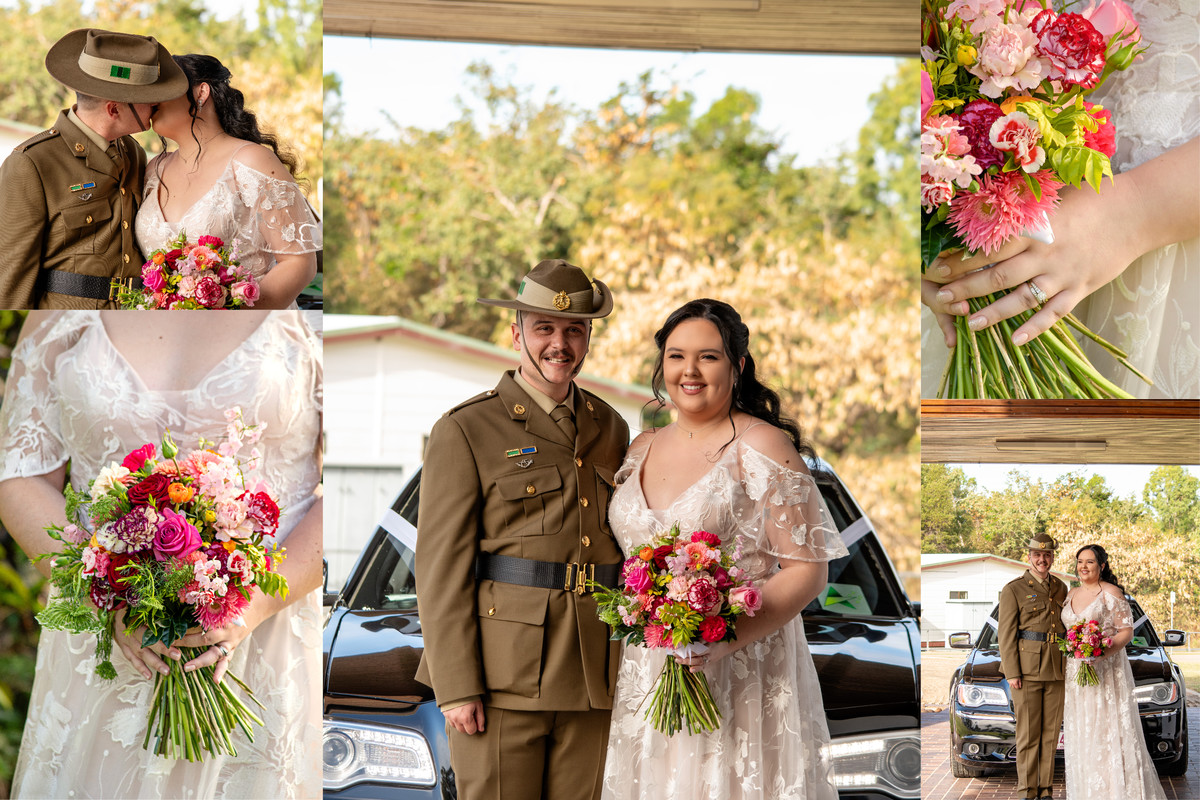 Wedding photography Townsville pink