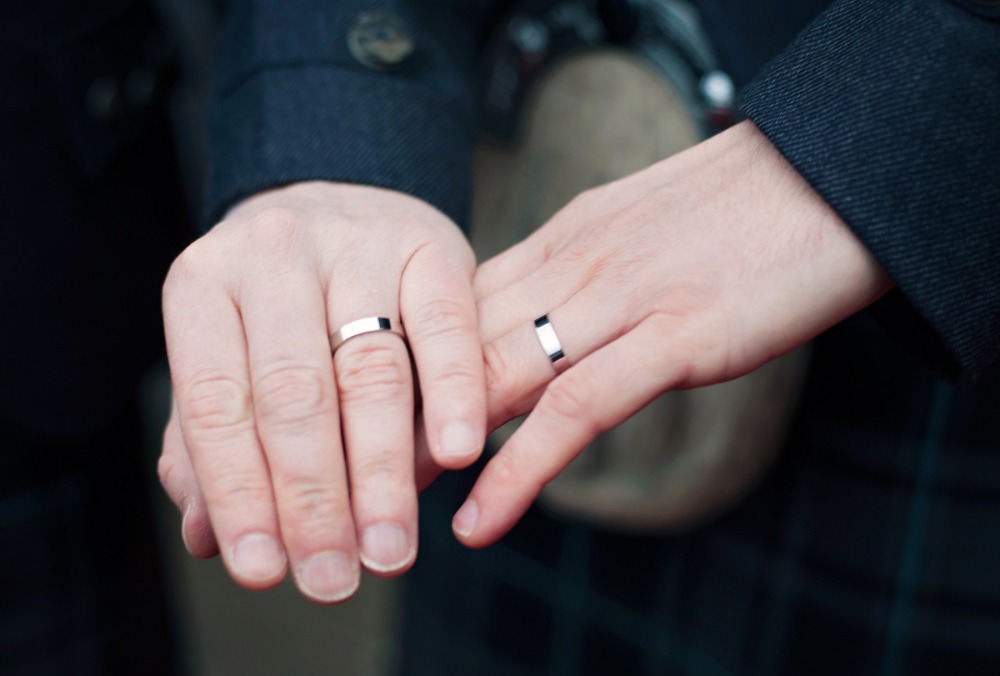 Edinburgh Wedding Photographer Gay Wedding Photography Edinburgh - 1000x676 - jpeg Gay Holding Hands Wedding Rings