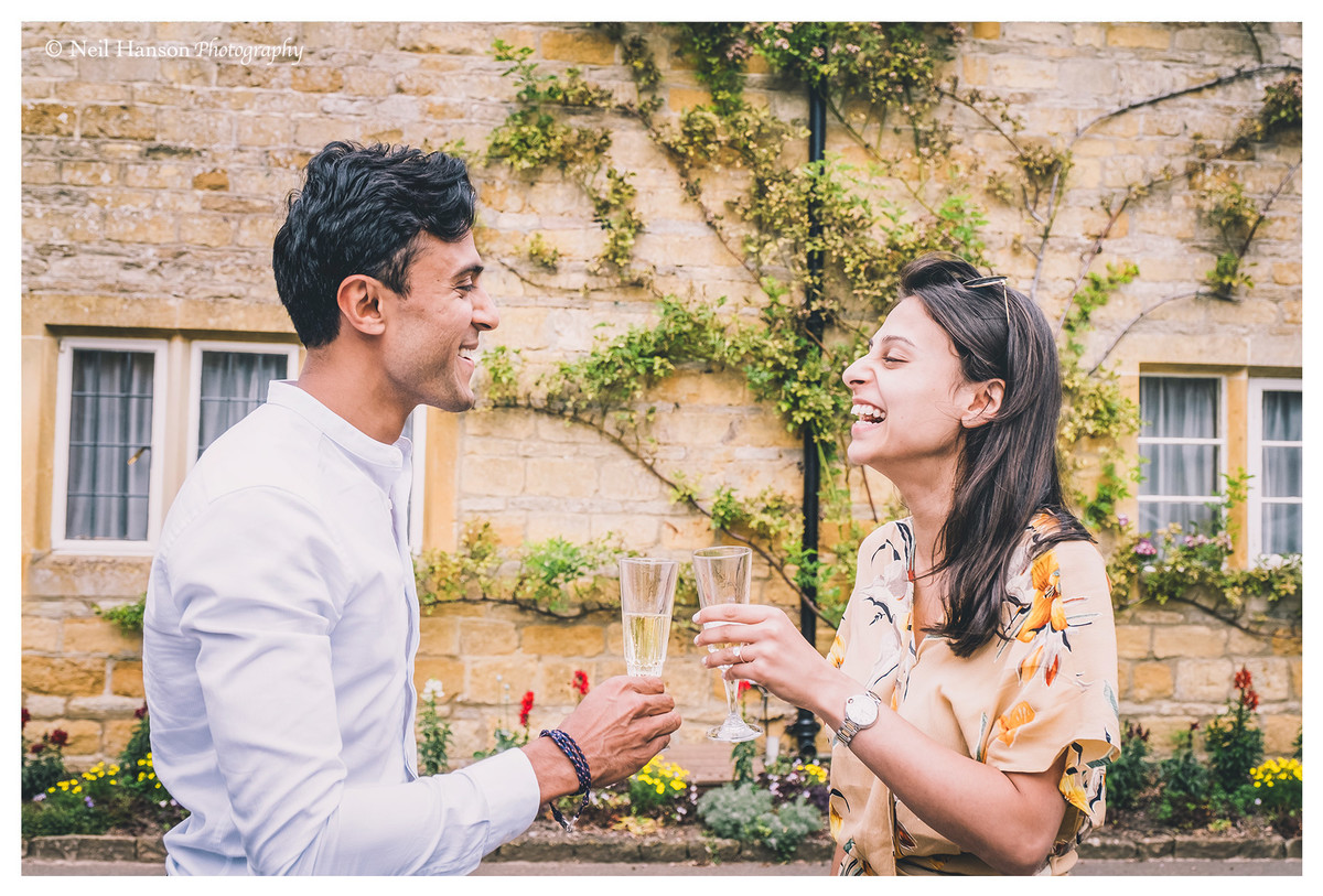 Cotswold Surprise Proposal Photography in Lower Slaughter
