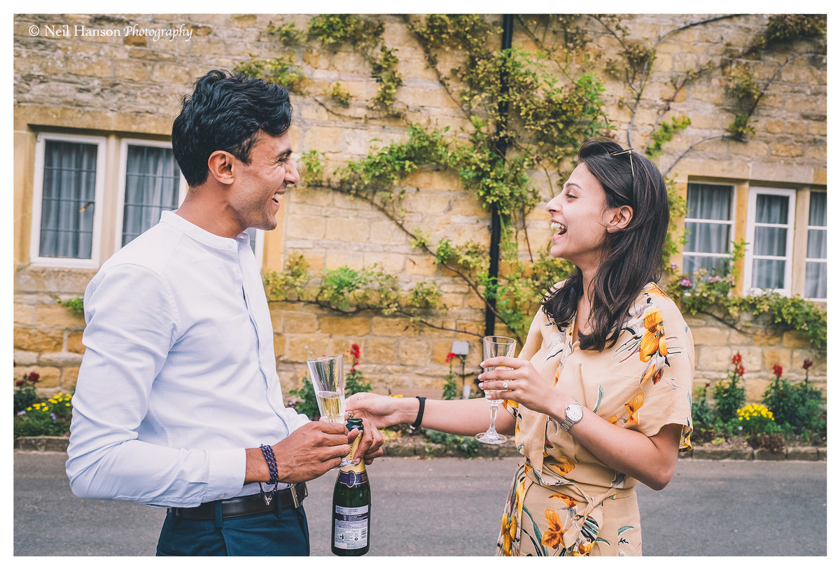 Cotswold Surprise Proposal Photography in Lower Slaughter