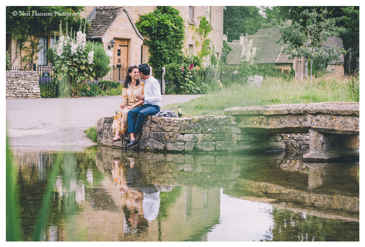Cotswold Surprise Proposal Photography in Lower Slaughter
