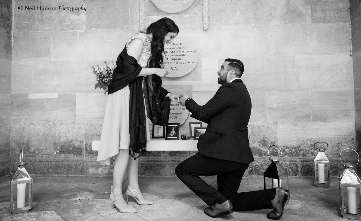 Blenheim Palace Surprise Proposal Photography