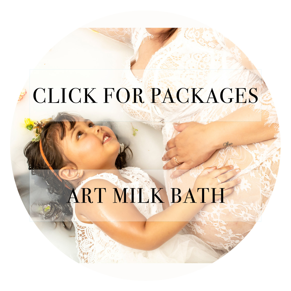 Art milk bath photography
