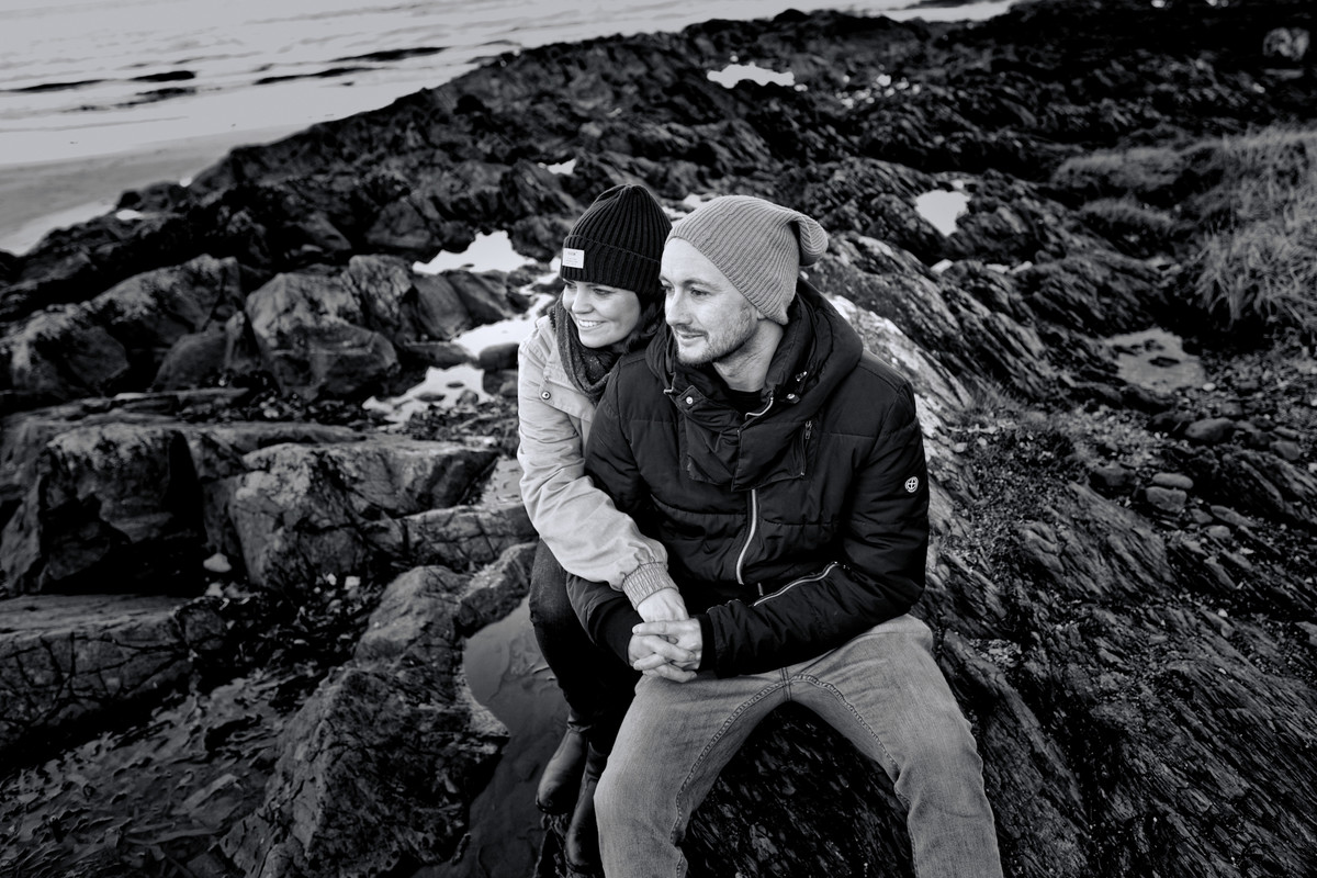 engagement photography claire and geordie in Crawfordsburn Country Park