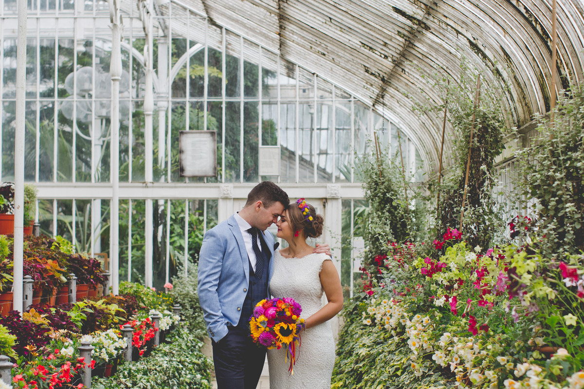 wedding photographer botanic gardens  northern ireland