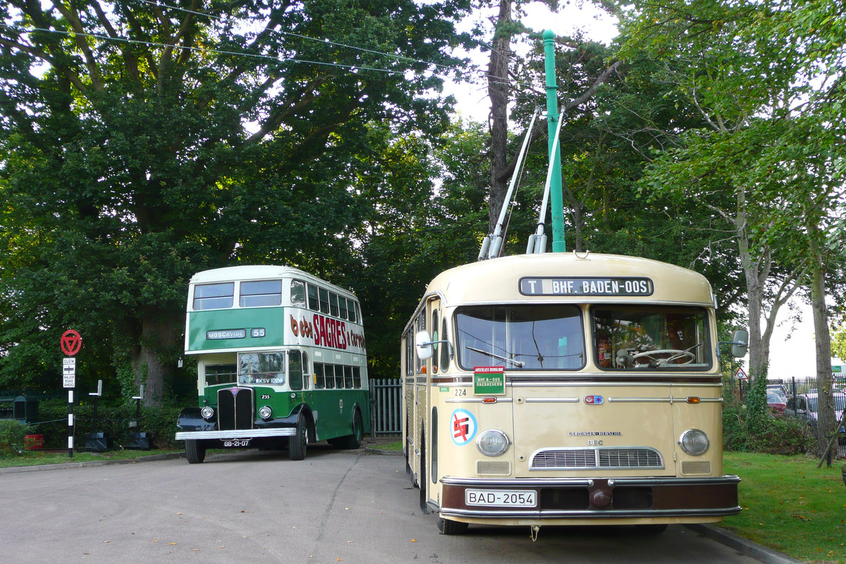 preserved Baded Baden trolleybus 224