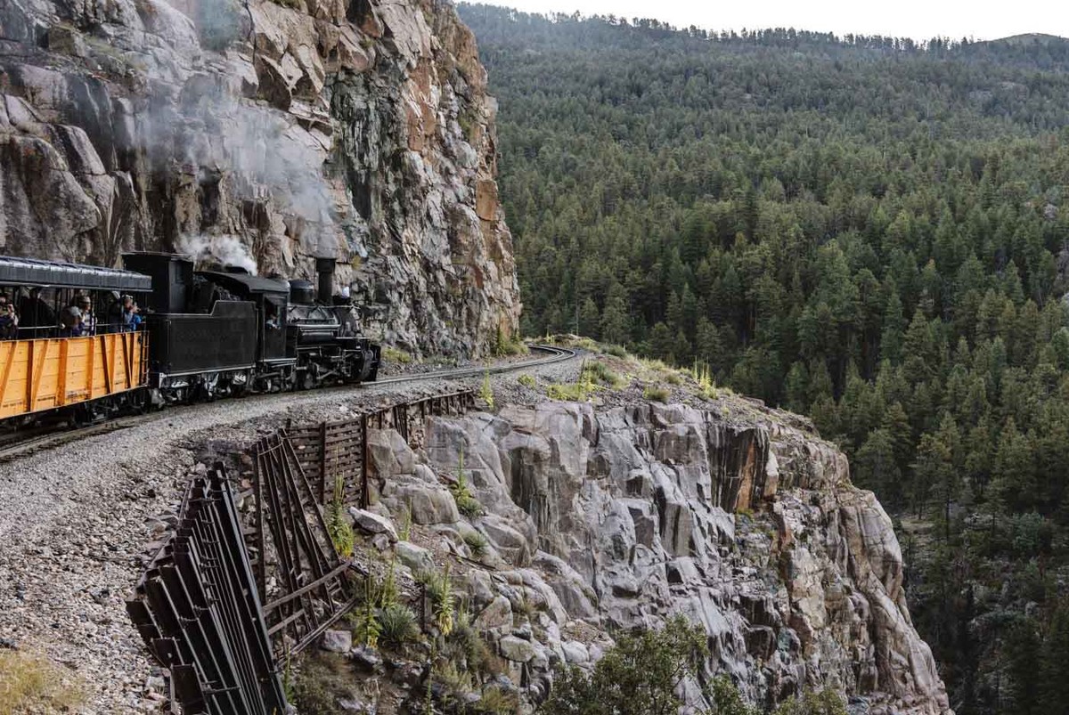 American scenic railroad from Durango to Silvertown