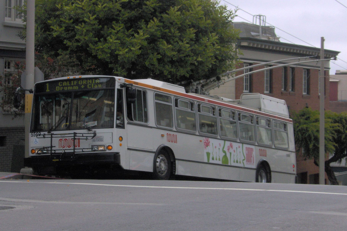 Trolleybis in San Fransisco USA