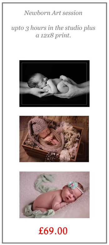 Newborn Art Session Gift Voucher